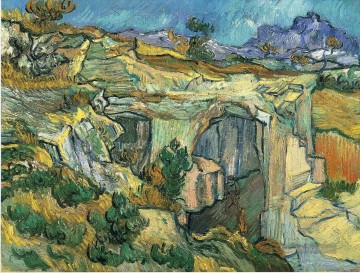Eingang zu einem Steinbruch in der Nähe von Saint Remy Vincent van Gogh Ölgemälde